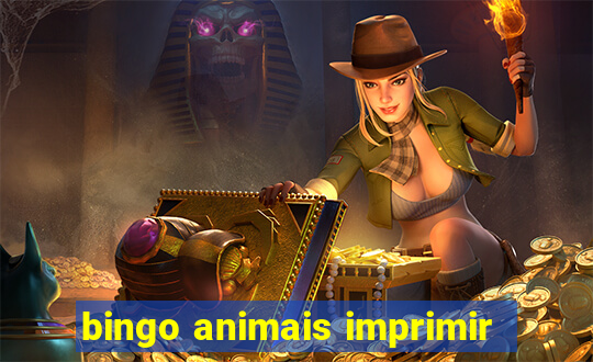 bingo animais imprimir